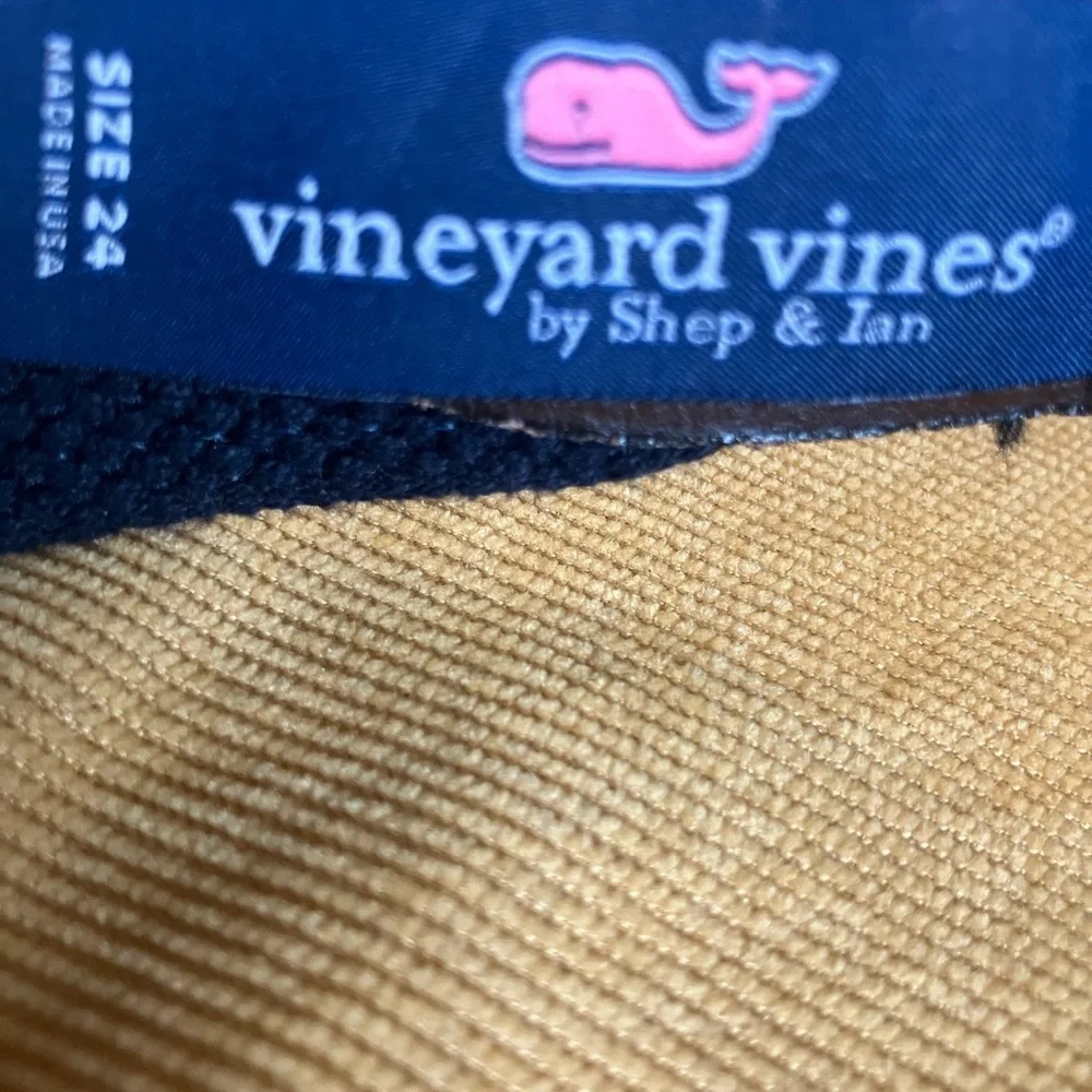 Vineyard Vines Micro whale canvas club belt in nautical blue
